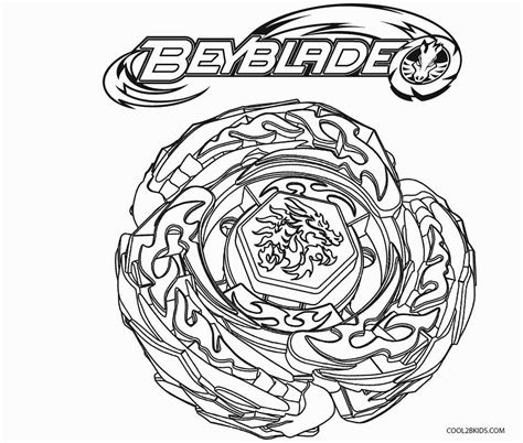 Coloriage Beyblade Burst Turbo à Imprimer